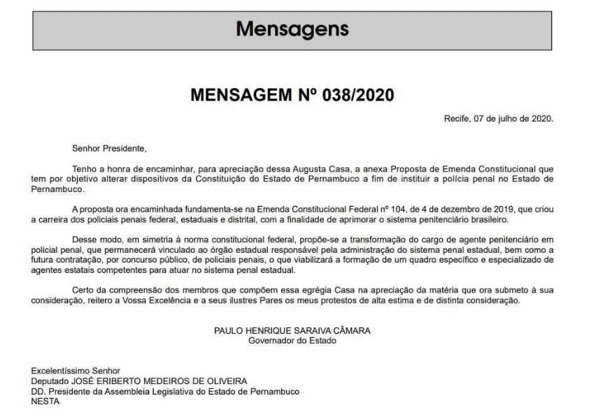 concurso policia penal pe 2 Concurso Polícia Penal PE: Secretário anuncia 1000 vagas autorizadas