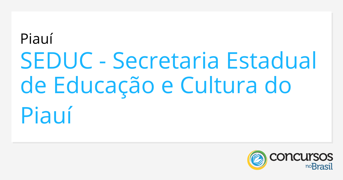 Seduc Pi Lança Edital De Processo Seletivo 2791