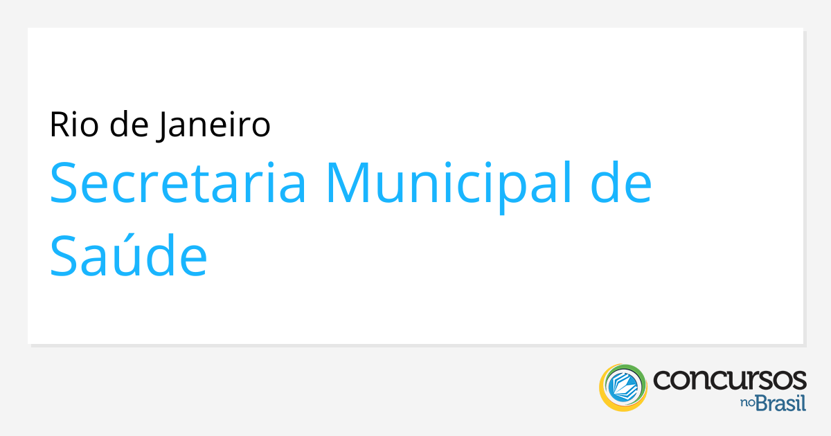 Secretaria Municipal De Saúde Rj Abre 742 Vagas Para Médicos 3444