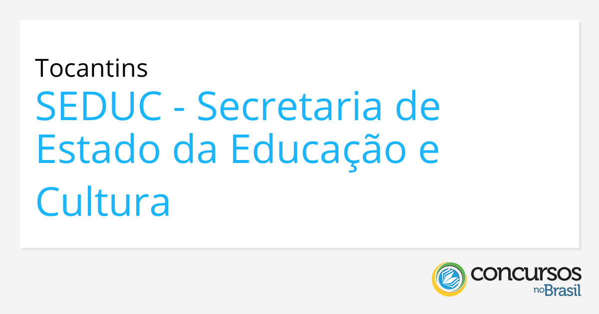 Seduc To Lança Edital De Processo Seletivo 9222